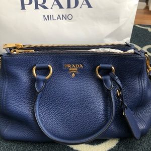 Prada double chain handbag